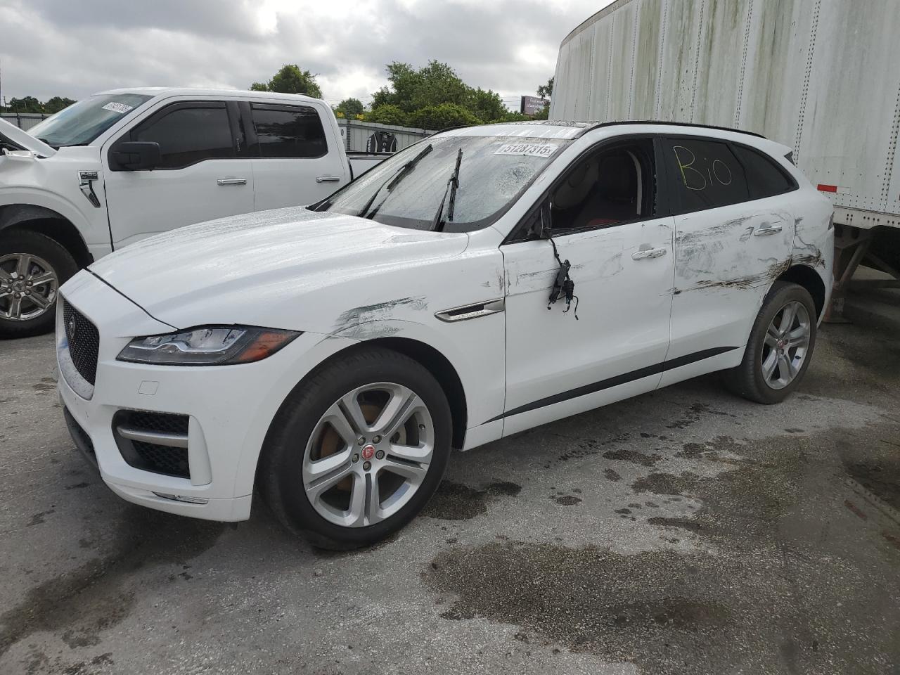 2019 Jaguar F-Pace R - Sport продається в Orlando, FL - Front End