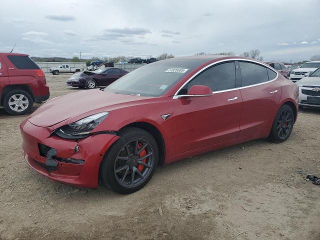  TESLA MODEL 3 2018 Красный