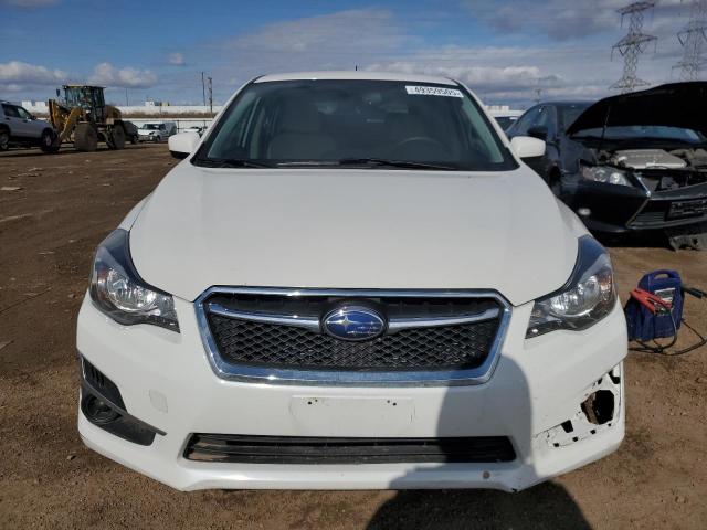  SUBARU IMPREZA 2016 Белый