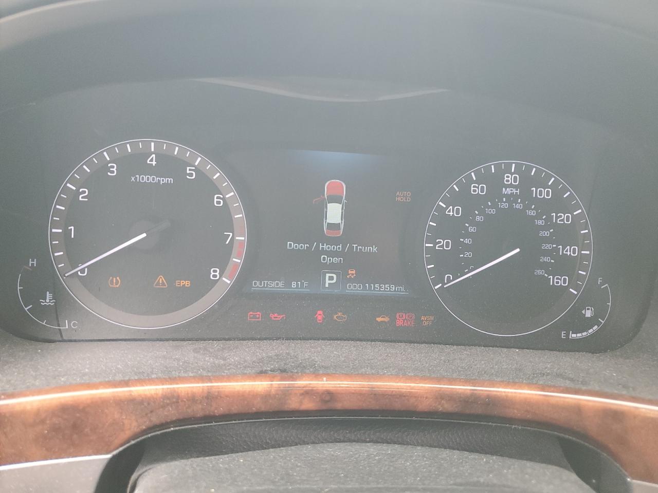 2014 Hyundai Equus Signature VIN: KMHGH4JHXEU082883 Lot: 53679875