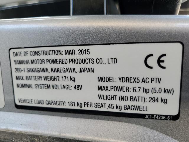 2015 YAMAHA GOLF CART