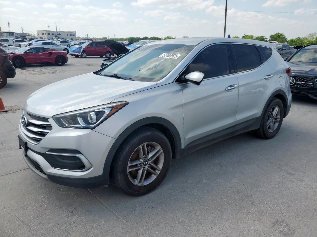 2018 Hyundai Santa Fe Sport продається в Grand Prairie, TX - Front End