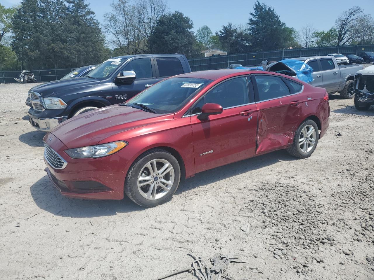 2018 Ford Fusion Se Hybrid na sprzedaż w Madisonville, TN - Side