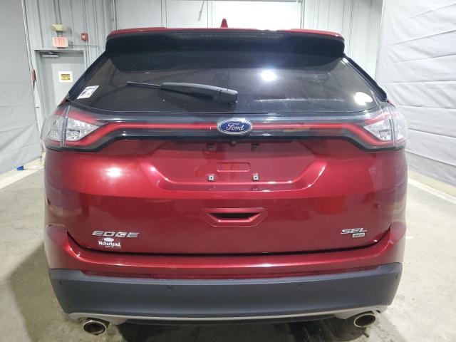 Паркетники FORD EDGE 2016 Бордовый