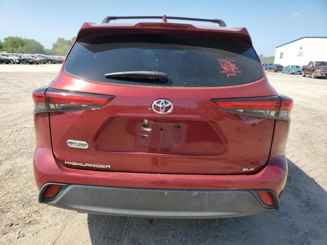  TOYOTA HIGHLANDER 2022 Red