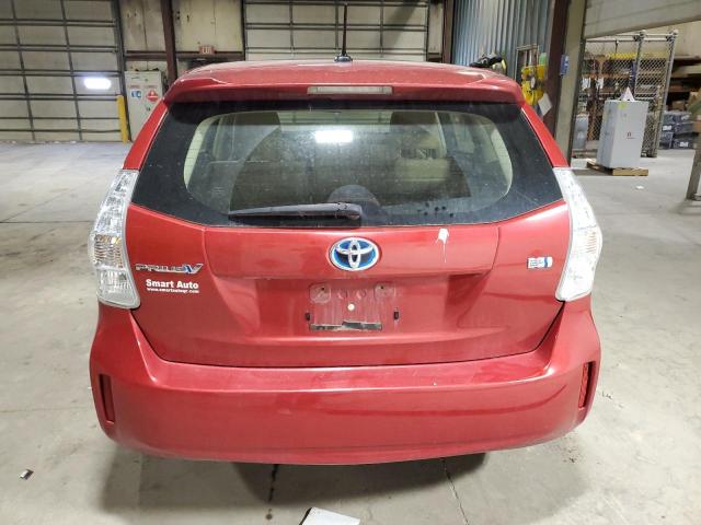 Кроссоверы TOYOTA PRIUS 2014 Красный
