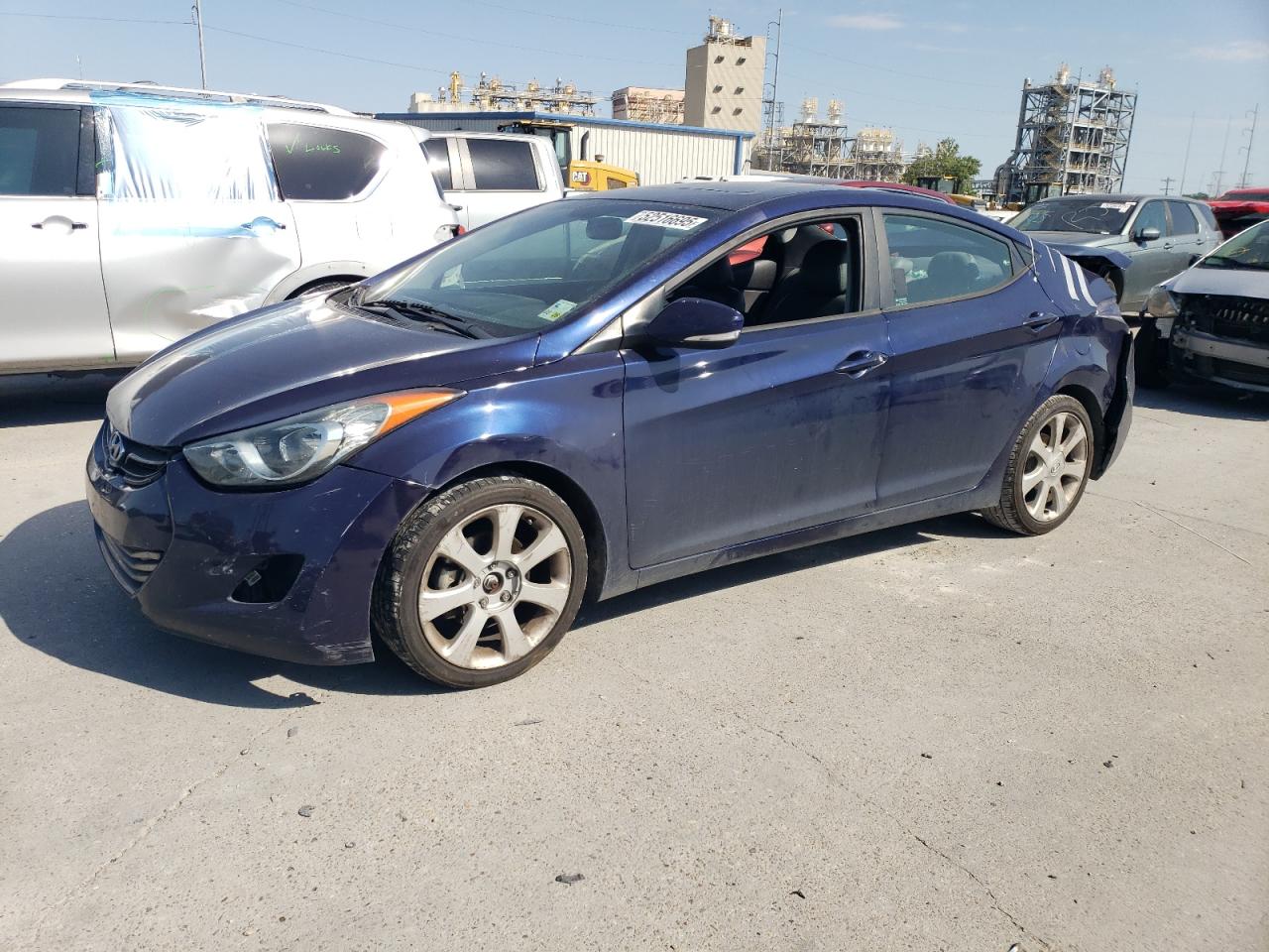 2013 Hyundai Elantra Gls للبيع في New Orleans، LA - Rear End