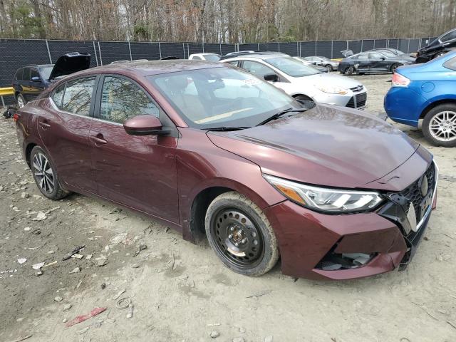  NISSAN SENTRA 2022 Бургунди