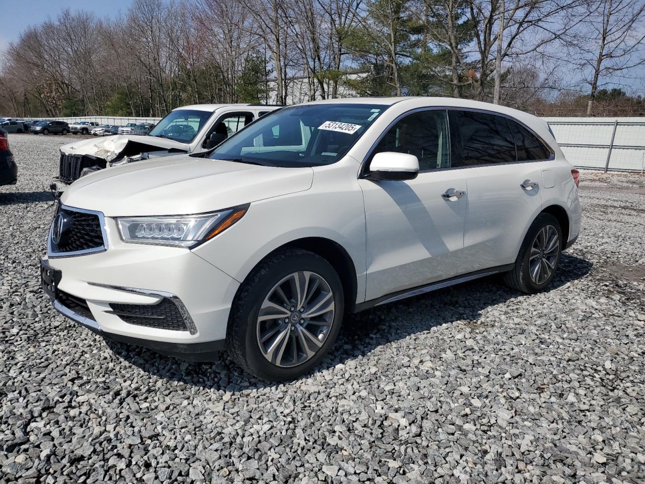 2017 Acura Mdx Technology იყიდება North Billerica-ში, MA - Rear End