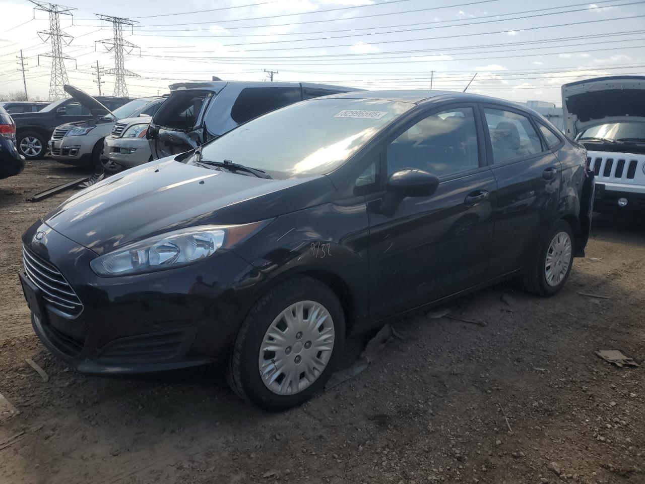 2017 Ford Fiesta S იყიდება Elgin-ში, IL - Rear End
