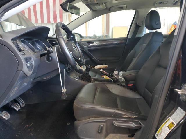  VOLKSWAGEN GOLF 2018 Чорний