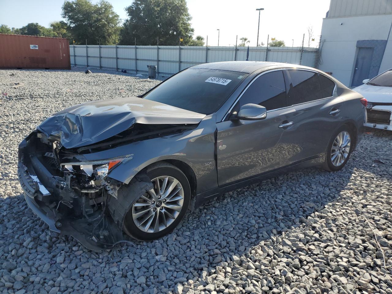 2019 Infiniti Q50 Luxe продається в Apopka, FL - Front End