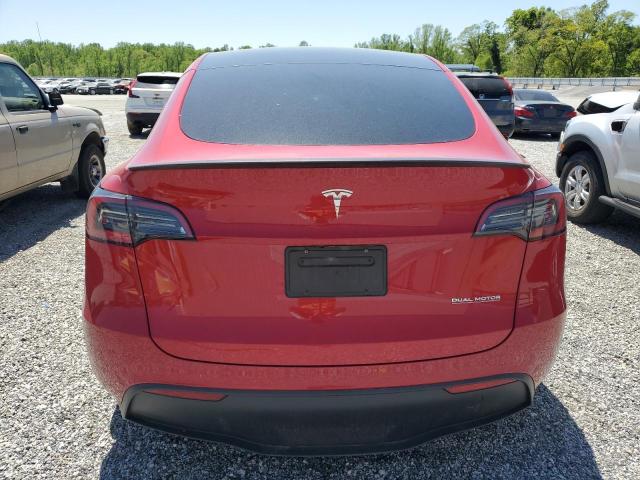  TESLA MODEL Y 2023 Czerwony