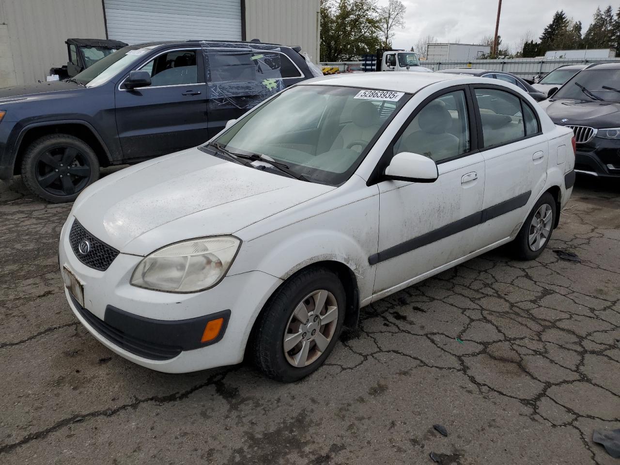 2007 Kia Rio Base იყიდება Woodburn-ში, OR - Vandalism