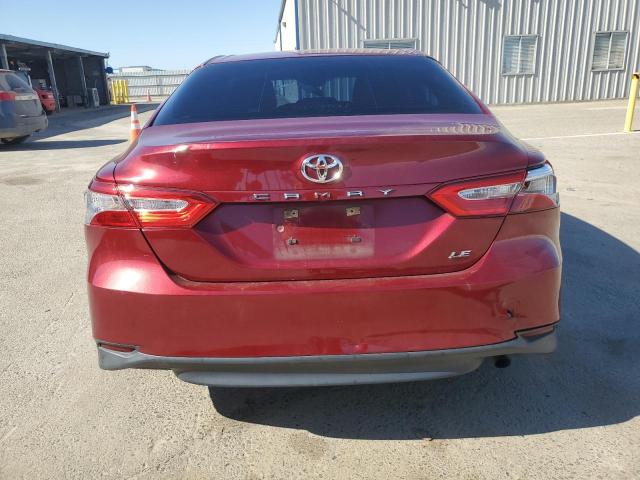  TOYOTA CAMRY 2018 Червоний