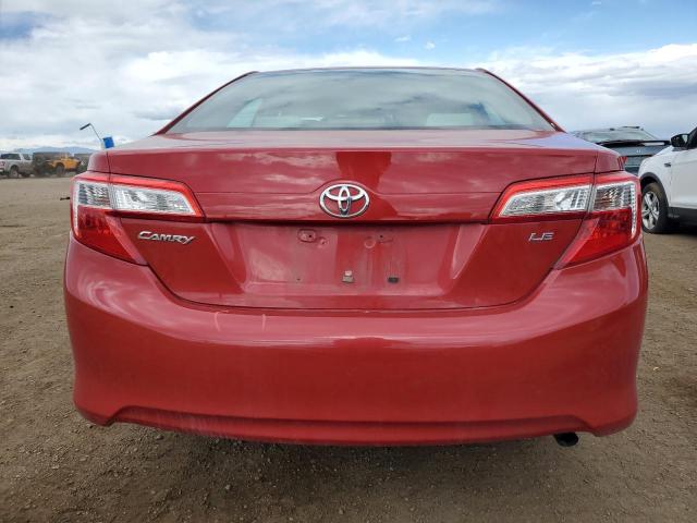  TOYOTA CAMRY 2012 Червоний