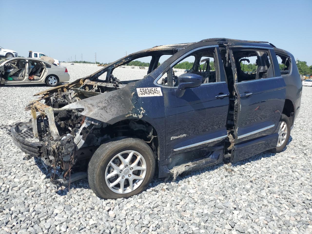 2020 Chrysler Pacifica Touring L na sprzedaż w Arcadia, FL - Burn