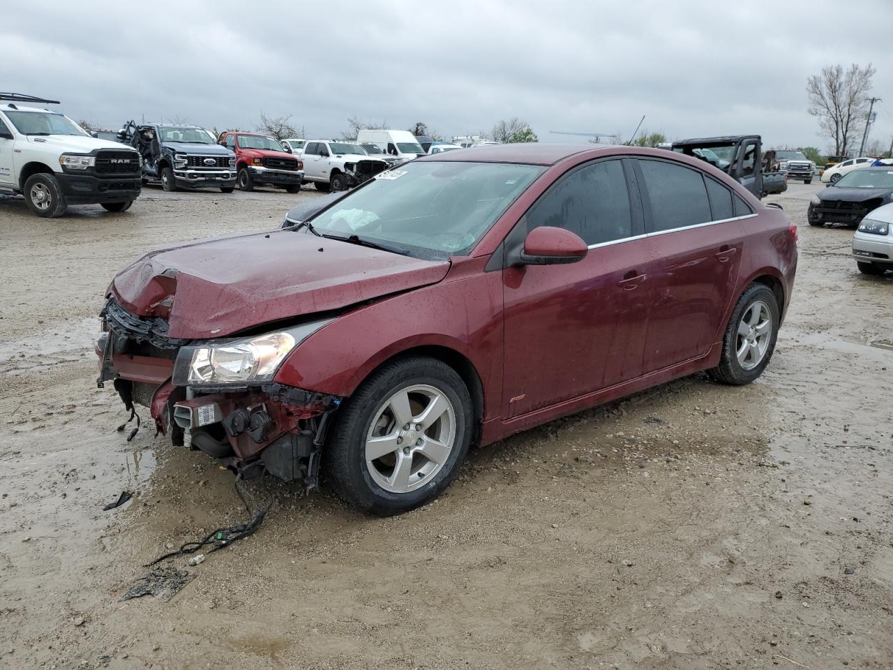 2015 Chevrolet Cruze Lt na sprzedaż w Kansas City, KS - Front End