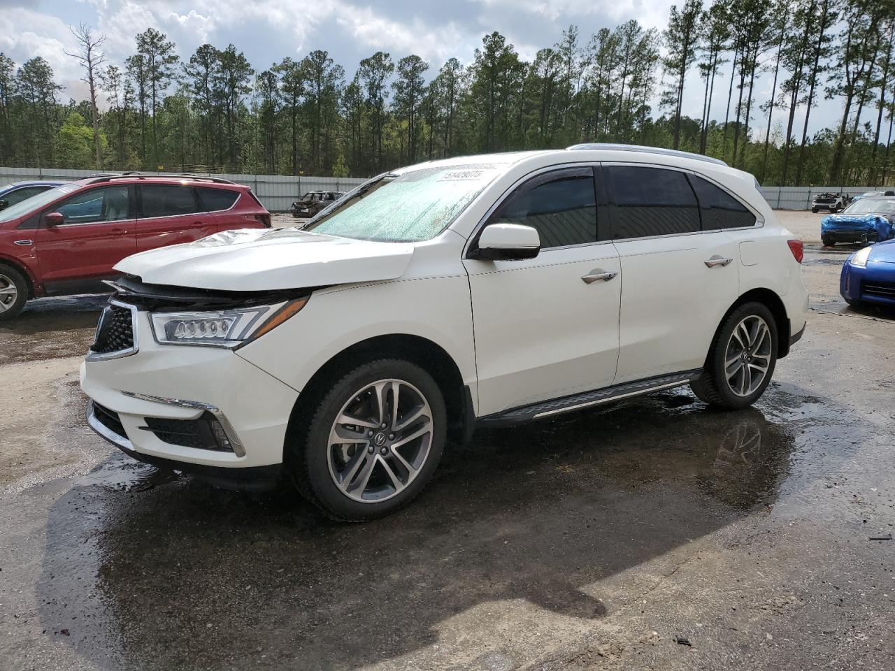 2018 Acura Mdx Advance للبيع في Harleyville، SC - Front End