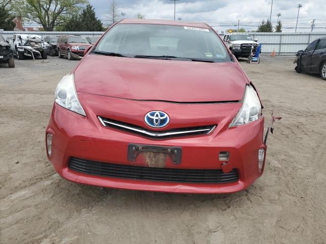  TOYOTA PRIUS 2012 Czerwony