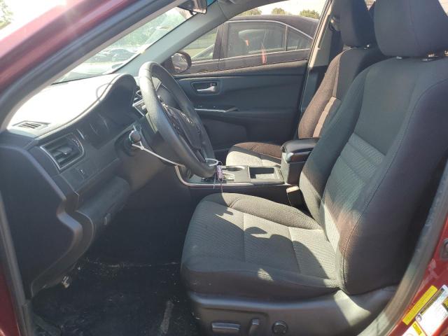  TOYOTA CAMRY 2017 Czerwony