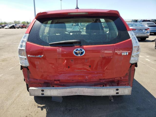  TOYOTA PRIUS 2013 Red