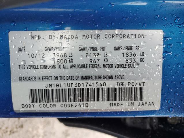 2013 MAZDA 3 I
