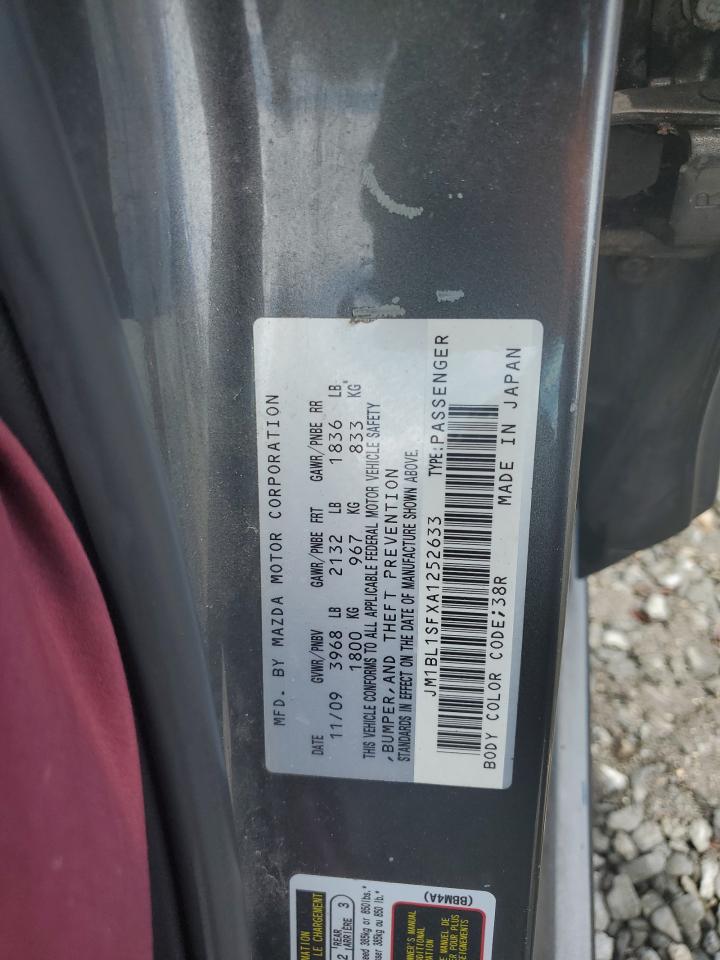2010 Mazda 3 I VIN: JM1BL1SFXA1252633 Lot: 53612925