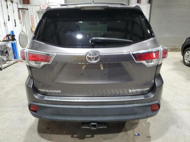  TOYOTA HIGHLANDER 2016 Серый