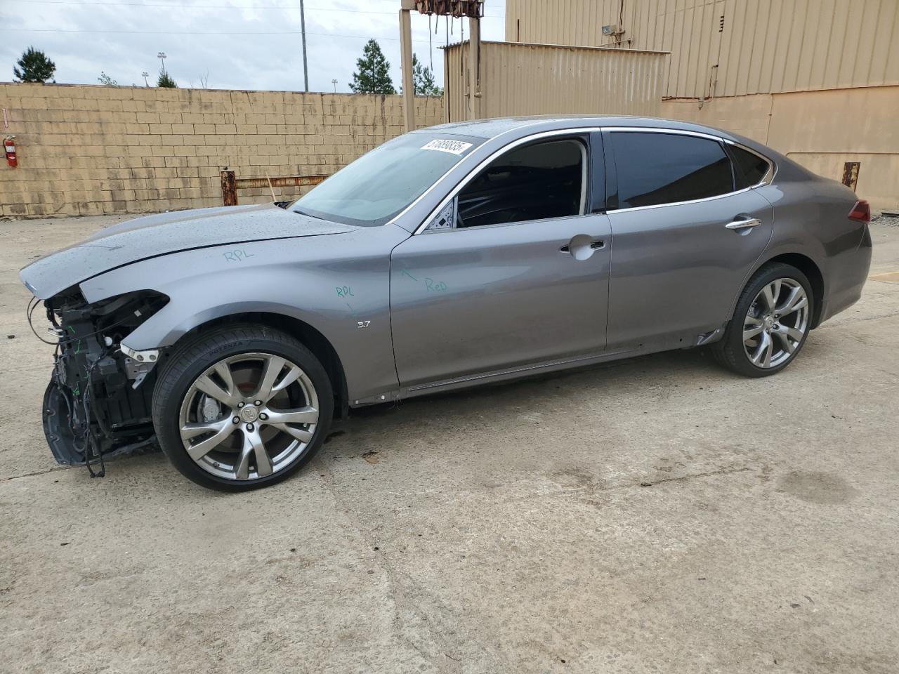 2015 Infiniti Q70L 3.7 იყიდება Gaston-ში, SC - Front End