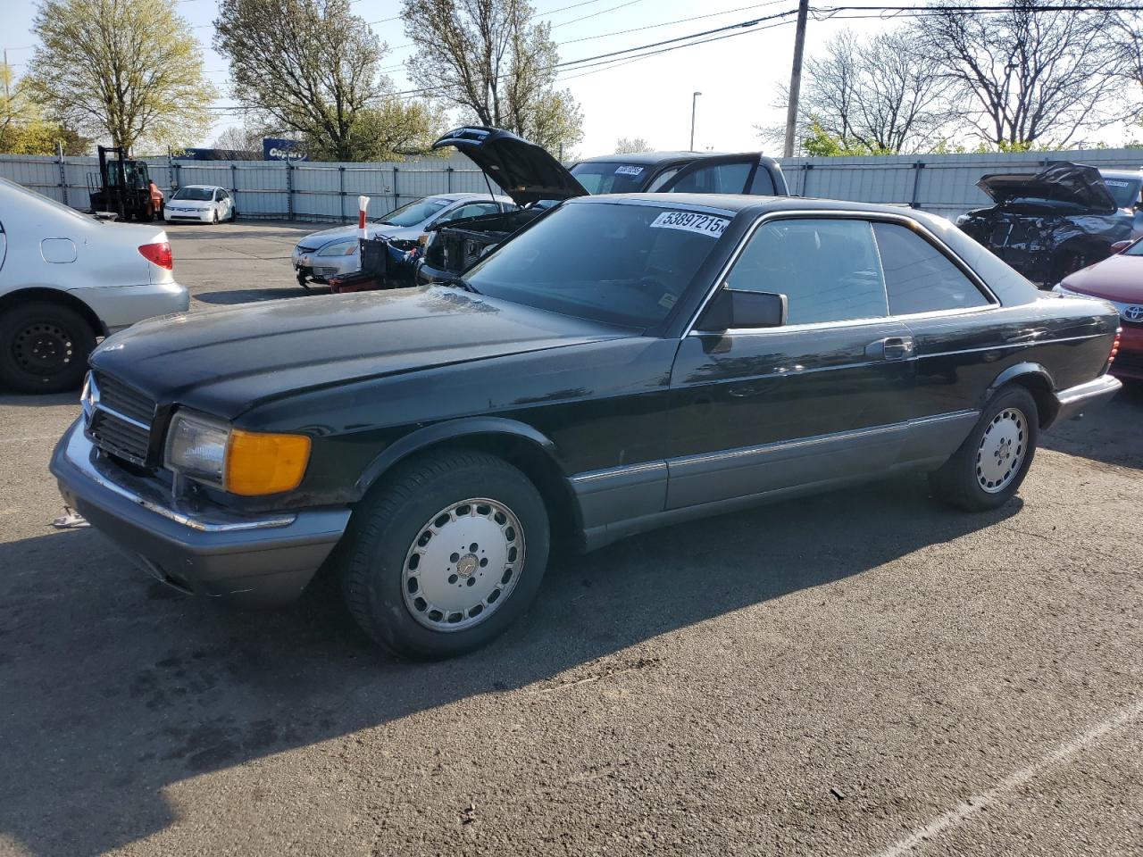 1989 Mercedes-Benz 560 Sec للبيع في Moraine، OH - Front End