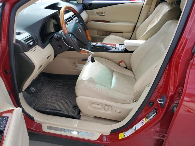 LEXUS RX350 2012 Czerwony