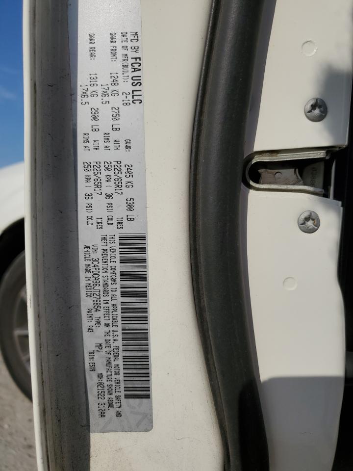 2018 Dodge Journey Se VIN: 3C4PDCAB6JT276854 Lot: 54654715