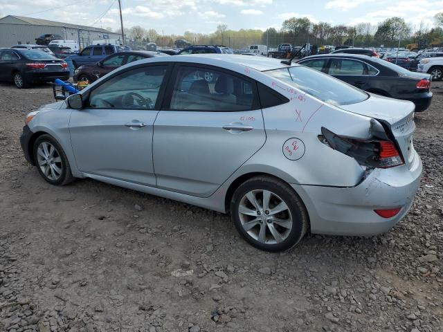  HYUNDAI ACCENT 2014 Серебристый