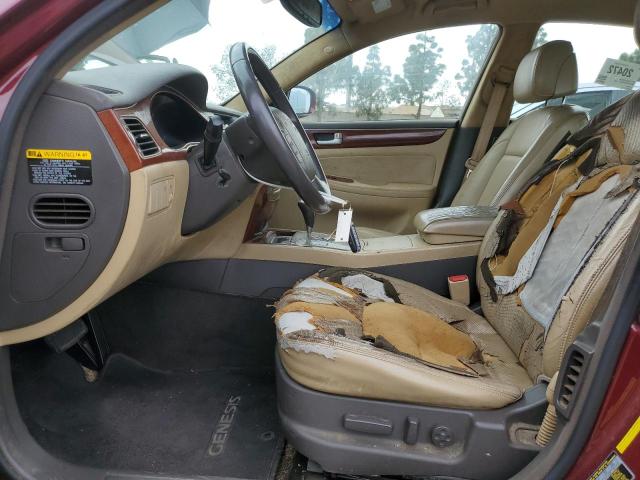 Седаны HYUNDAI GENESIS 2013 Бургунди