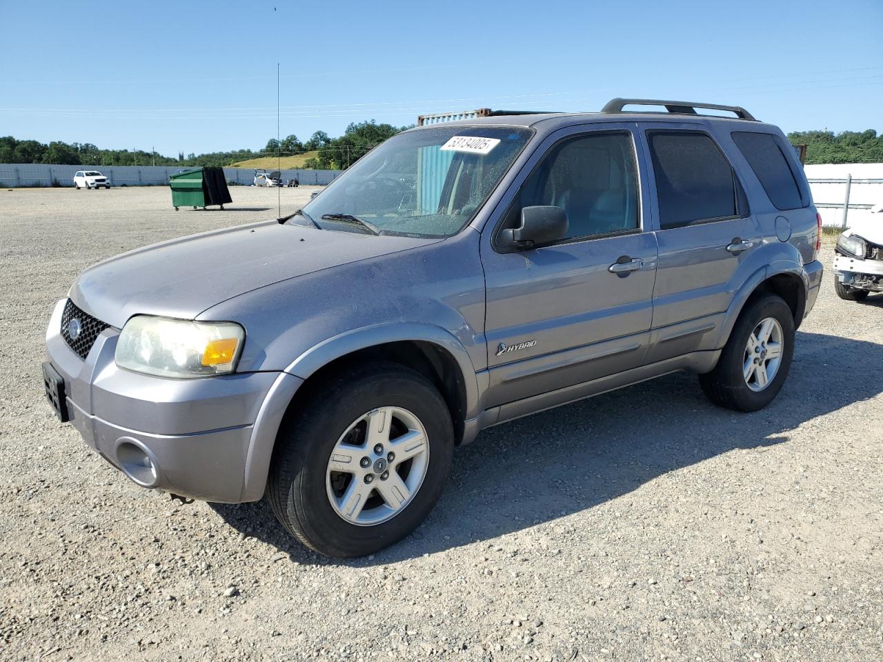 2007 Ford Escape Hev en Venta en Anderson, CA - Mechanical