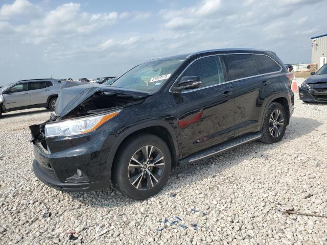  TOYOTA HIGHLANDER 2016 Черный