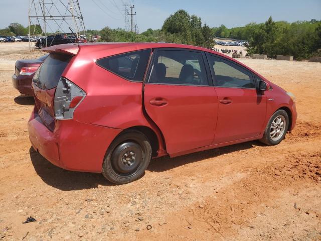  TOYOTA PRIUS 2012 Красный