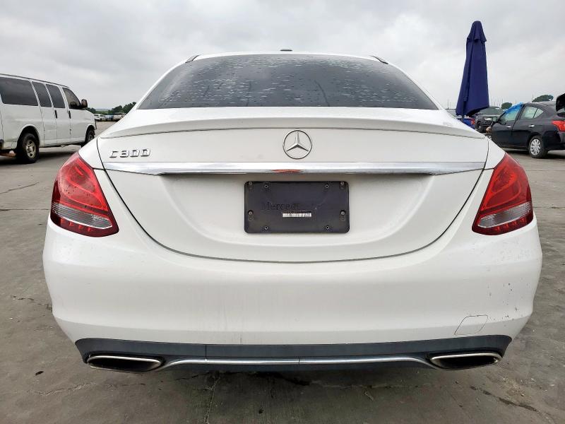 Sedans MERCEDES-BENZ C-CLASS 2016 Biały