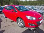 2014 VAUXHALL ASTRA SRI for sale at Copart WHITBURN