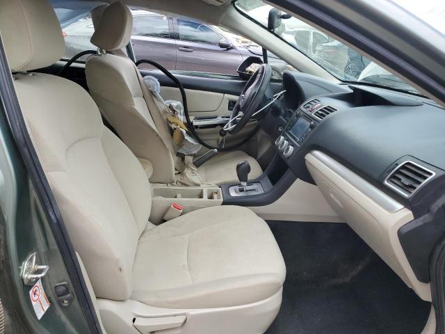  SUBARU IMPREZA 2016 Green