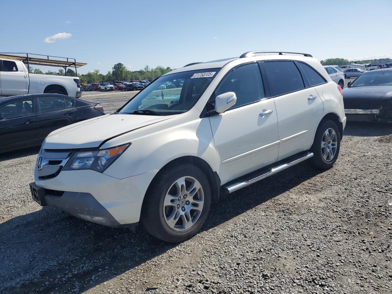 2009 Acura Mdx Technology en Venta en Lumberton, NC - Front End