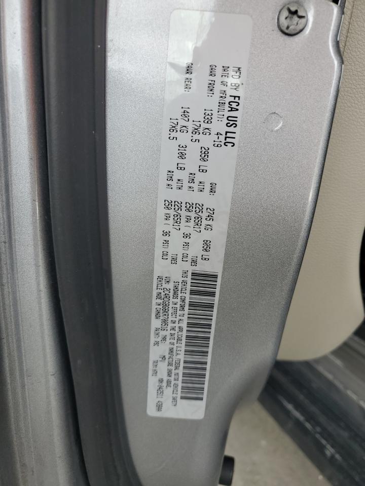 2019 Dodge Grand Caravan Se VIN: 2C4RDGBG6KR700516 Lot: 51602665