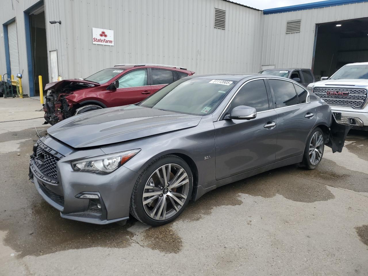 2020 Infiniti Q50 Pure zu verkaufen in New Orleans, LA - Front End