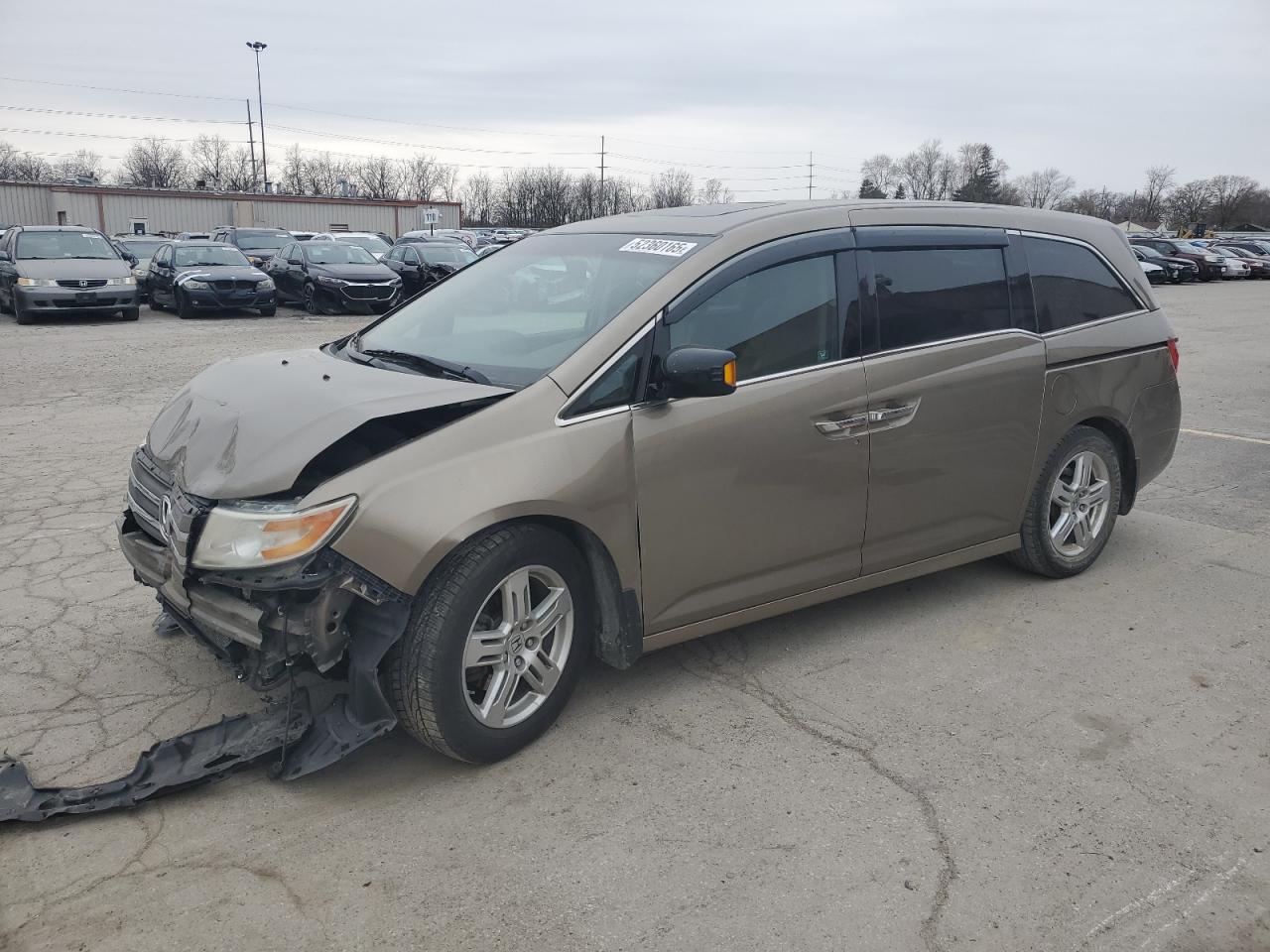 2012 Honda Odyssey Touring на продаже в Fort Wayne, IN - Front End