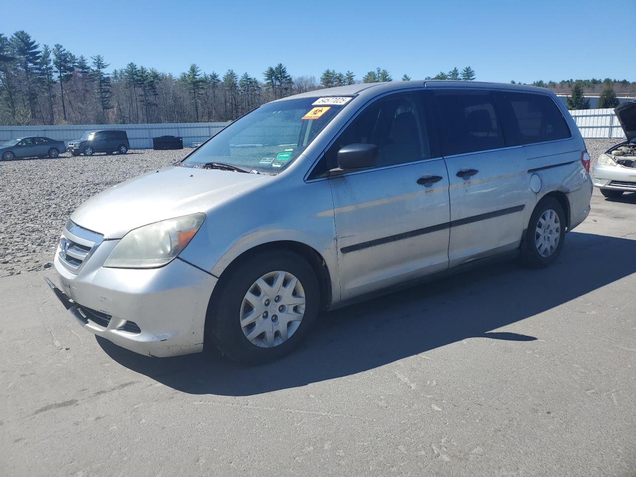 2007 Honda Odyssey Lx იყიდება Windham-ში, ME - Biohazard/Chemical