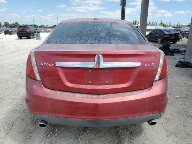  LINCOLN MKS 2012 Czerwony