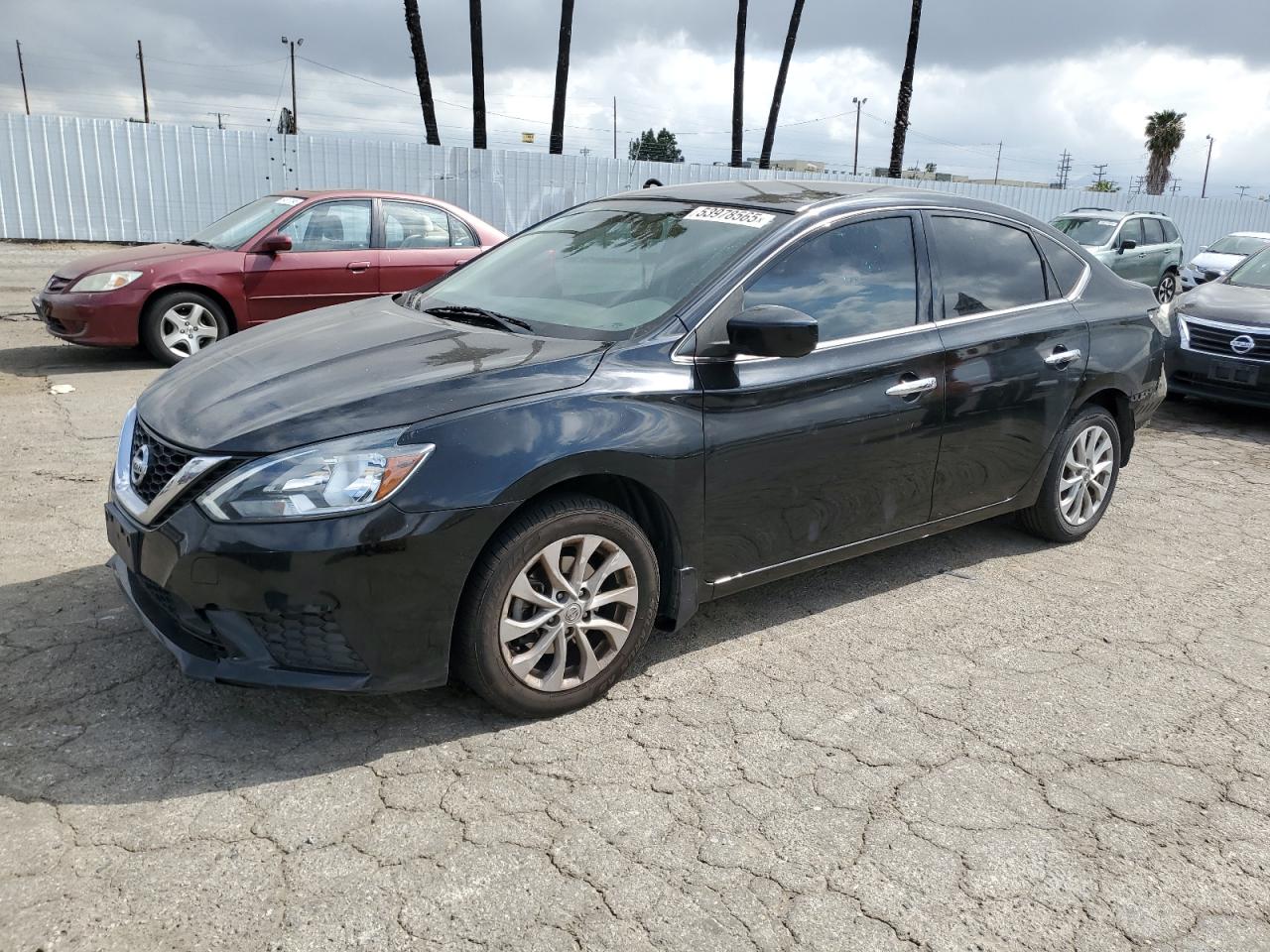 2018 Nissan Sentra S продається в Van Nuys, CA - Rear End