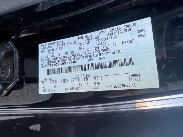 2018 FORD F150 SUPER CAB