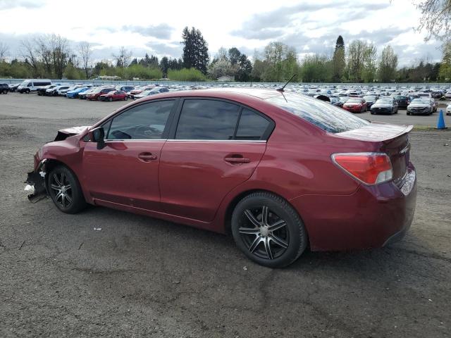  SUBARU IMPREZA 2015 Red